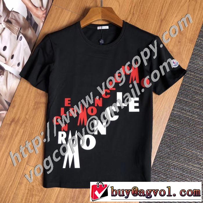 試してみよう モンクレール 2色可選 MONCLER 手頃価格でカブり知らず 半袖Tシャツ 素敵なアイテム