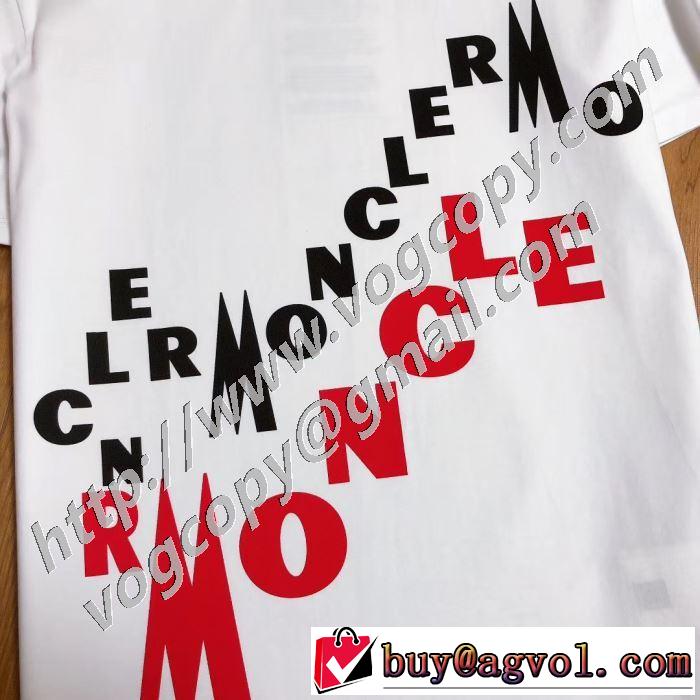 試してみよう モンクレール 2色可選 MONCLER 手頃価格でカブり知らず 半袖Tシャツ 素敵なアイテム