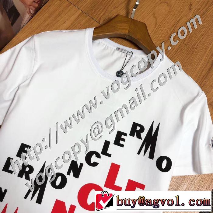 試してみよう モンクレール 2色可選 MONCLER 手頃価格でカブり知らず 半袖Tシャツ 素敵なアイテム