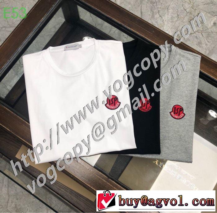 モンクレール エレガントな雰囲気 MONCLER 3色可選 １点限り！VIPセール 半袖Tシャツ おしゃれな人が持っている