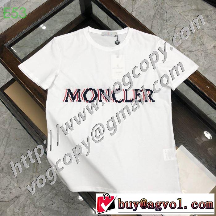どのアイテムも手頃な価格で 多色可選 半袖Tシャツ ストリート系に大人気 モンクレール 2020春新作 MONCLER