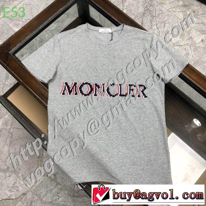 どのアイテムも手頃な価格で 多色可選 半袖Tシャツ ストリート系に大人気 モンクレール 2020春新作 MONCLER
