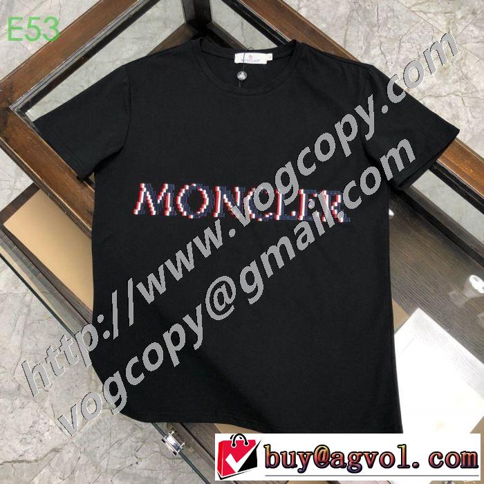 どのアイテムも手頃な価格で 多色可選 半袖Tシャツ ストリート系に大人気 モンクレール 2020春新作 MONCLER