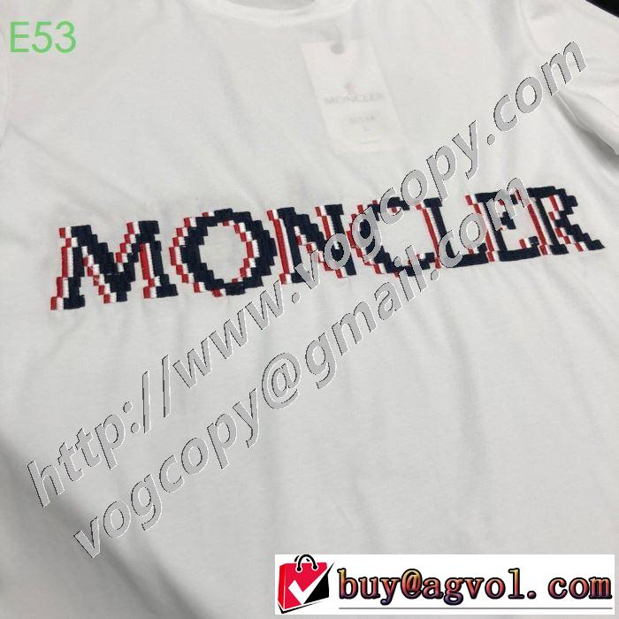 どのアイテムも手頃な価格で 多色可選 半袖Tシャツ ストリート系に大人気 モンクレール 2020春新作 MONCLER