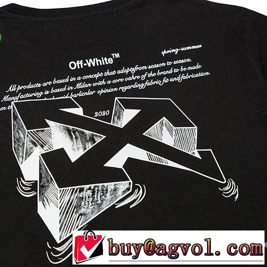2色可選 半袖Tシャツ VIP価格SALE Off-White エレガントな雰囲気 オフホワイト １点限り！VIPセール