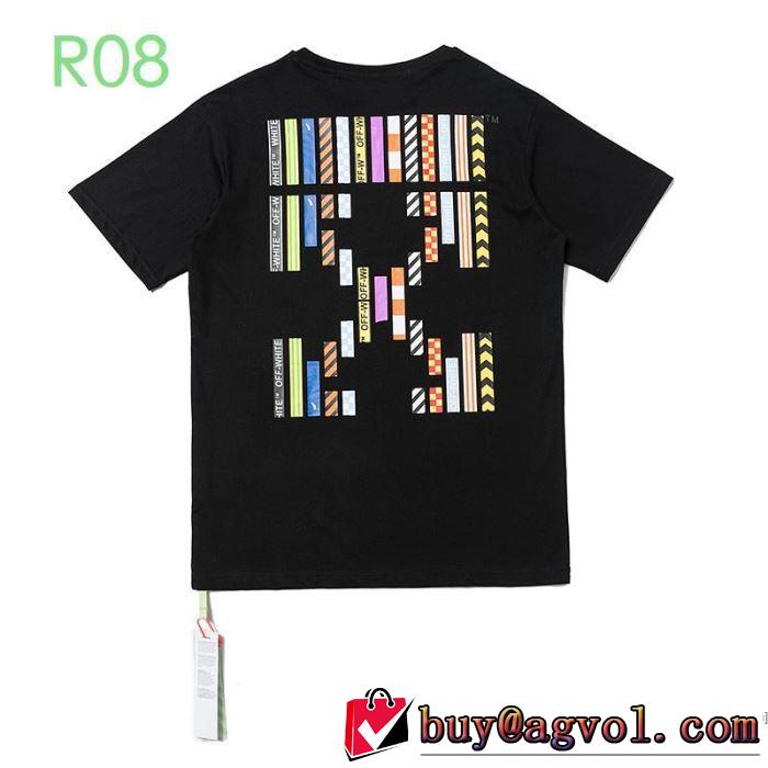 Off-White 2色可選 普段使いにも最適なアイテム オフホワイト 半袖Tシャツ ストリート界隈でも人気