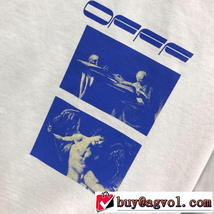 20SSトレンド Off-White 2色可選 オフホワイト 手頃価格でカブり知らず 半袖Tシャツ