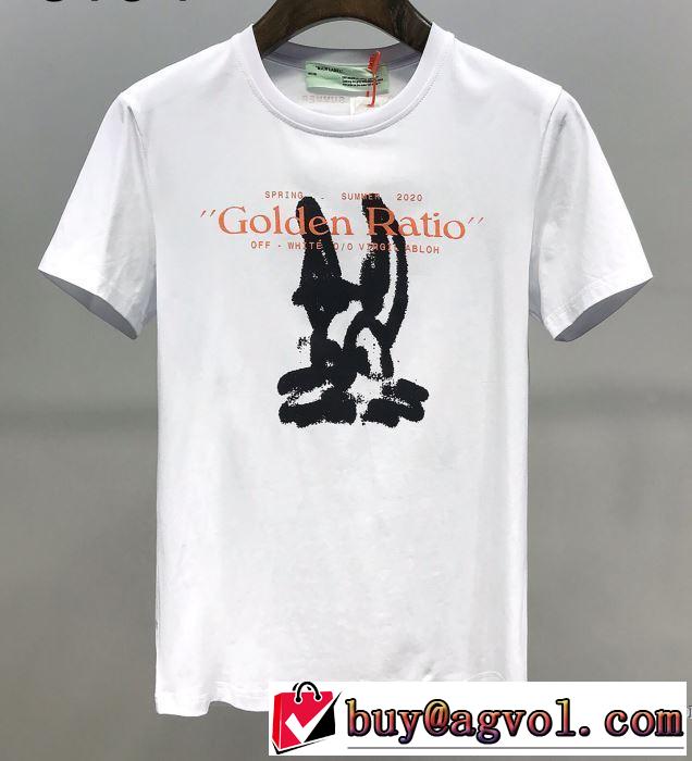 2色可選 通勤通学どちらでも使え 半袖Tシャツ 価格も嬉しいアイテム Off-White オフホワイト