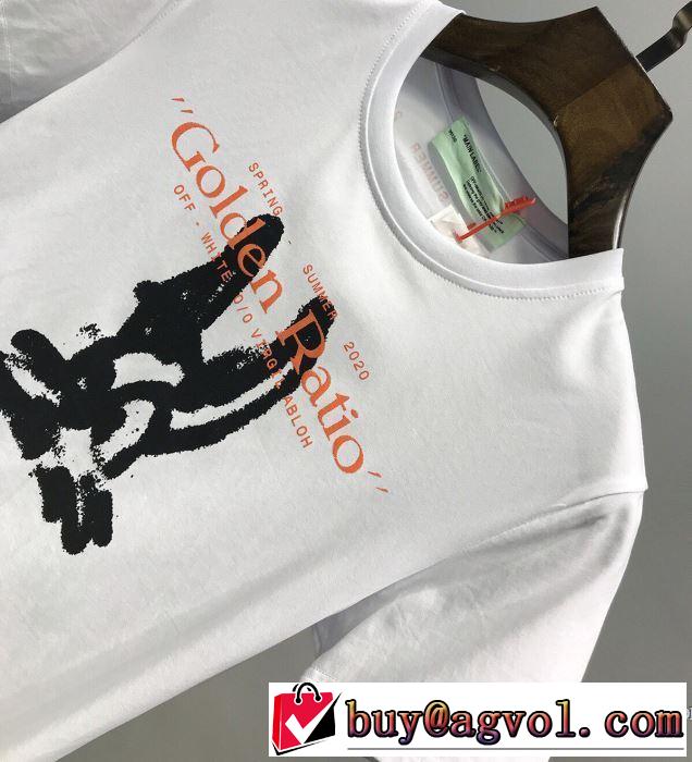 2色可選 通勤通学どちらでも使え 半袖Tシャツ 価格も嬉しいアイテム Off-White オフホワイト