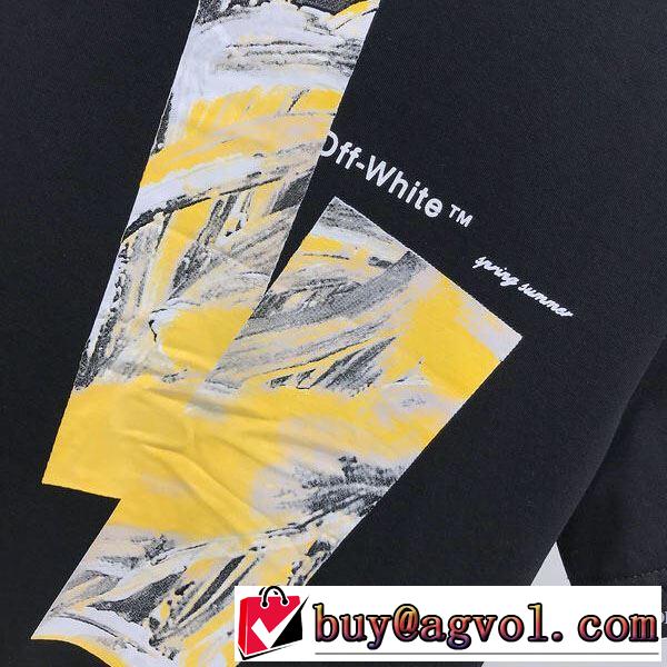 限定アイテムが登場 2色可選 Off-White オフホワイト 限定色がお目見え 半袖Tシャツ