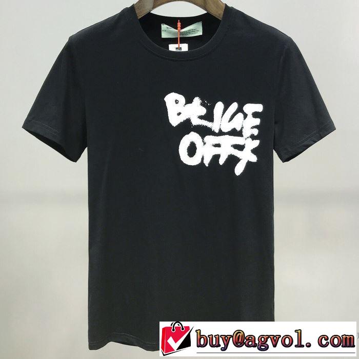 半袖Tシャツ 2色可選 新作が見逃せない Off-White 人気ランキング最高 オフホワイト 一目惚れ級に