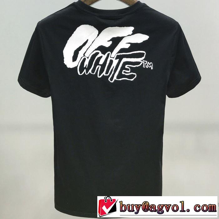 半袖Tシャツ 2色可選 新作が見逃せない Off-White 人気ランキング最高 オフホワイト 一目惚れ級に