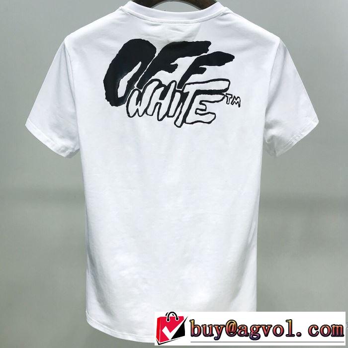 半袖Tシャツ 2色可選 新作が見逃せない Off-White 人気ランキング最高 オフホワイト 一目惚れ級に