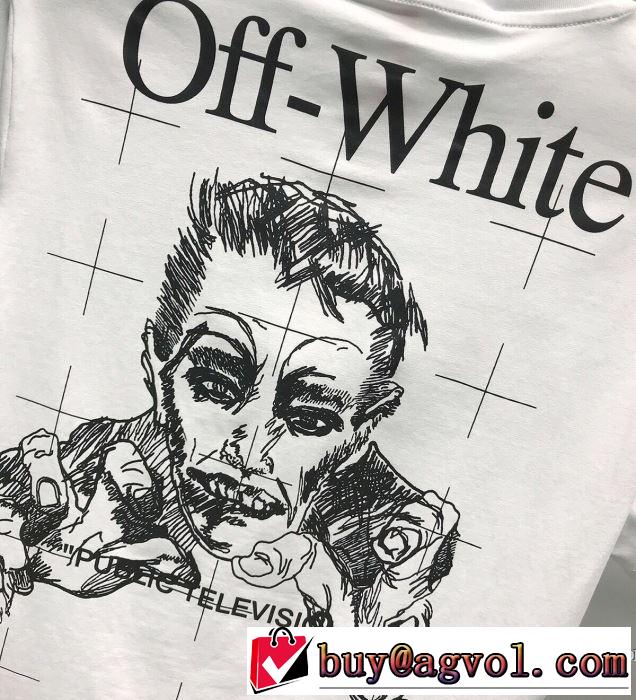 今回注目する Off-White 2色可選 オフホワイト 2年以上連続１位獲得 半袖TシャツVIP価格SALE