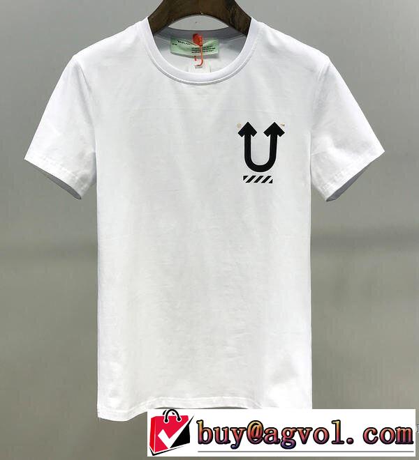 2色可選 半袖Tシャツ オススメのアイテムを見逃すな Off-White オフホワイト コーデの完成度を高める