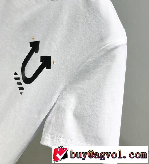 2色可選 半袖Tシャツ オススメのアイテムを見逃すな Off-White オフホワイト コーデの完成度を高める