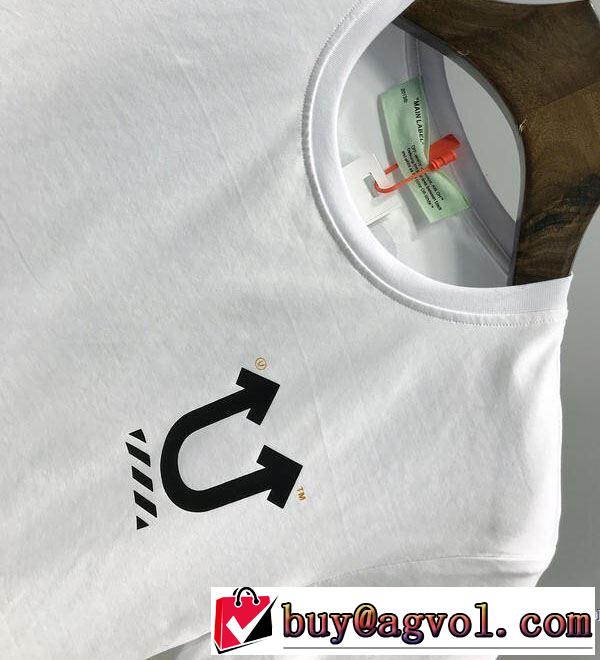 2色可選 半袖Tシャツ オススメのアイテムを見逃すな Off-White オフホワイト コーデの完成度を高める
