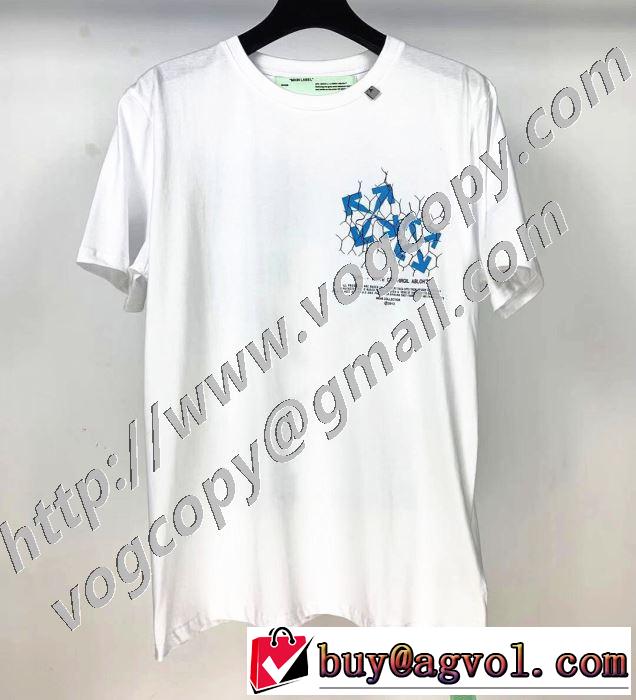 2020SS人気 2色可選 Off-White オフホワイト 半袖Tシャツ