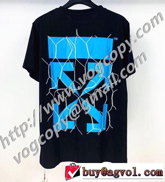 2020SS人気 2色可選 Off-White オフホワイト 半袖Tシャツ