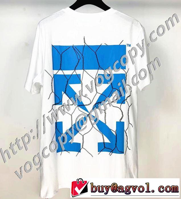 2020SS人気 2色可選 Off-White オフホワイト 半袖Tシャツ
