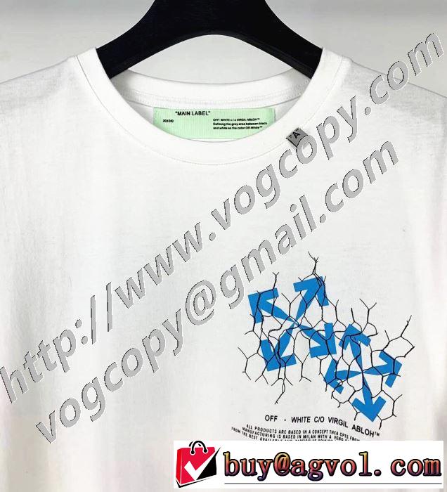 2020SS人気 2色可選 Off-White オフホワイト 半袖Tシャツ