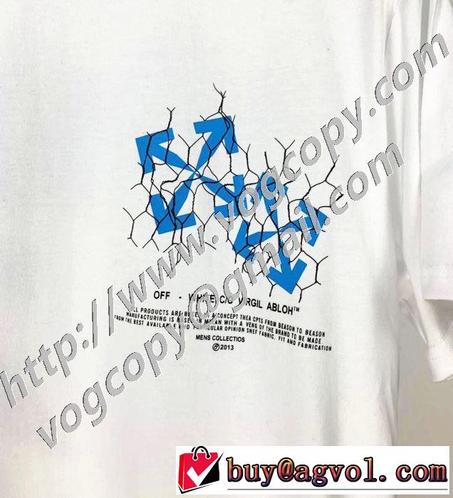 2020SS人気 2色可選 Off-White オフホワイト 半袖Tシャツ
