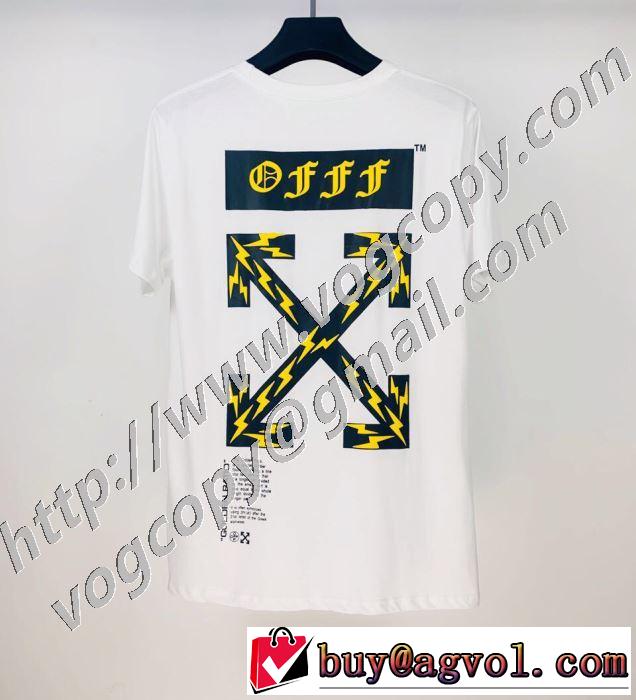 Off-White エレガントな雰囲気 オフホワイト2色可選  半袖Tシャツ おしゃれな人が持っている