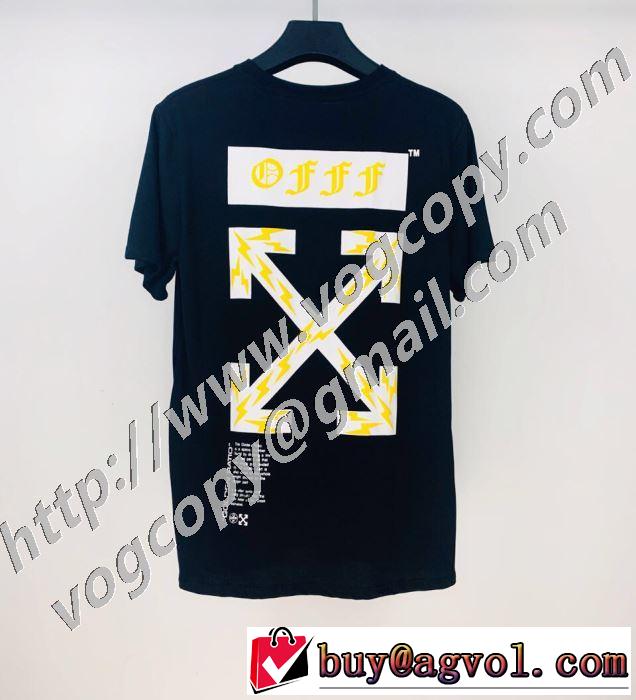 Off-White エレガントな雰囲気 オフホワイト2色可選  半袖Tシャツ おしゃれな人が持っている