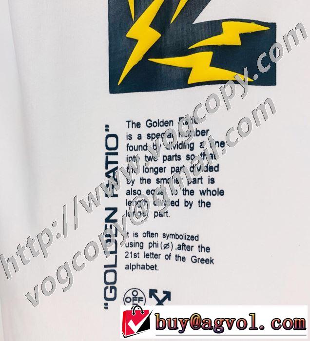 Off-White エレガントな雰囲気 オフホワイト2色可選  半袖Tシャツ おしゃれな人が持っている
