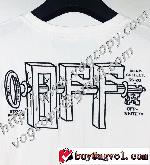 おしゃれ刷新に役立つ 半袖Tシャツ 2色可選 １点限り！VIPセール Off-White オフホワイト