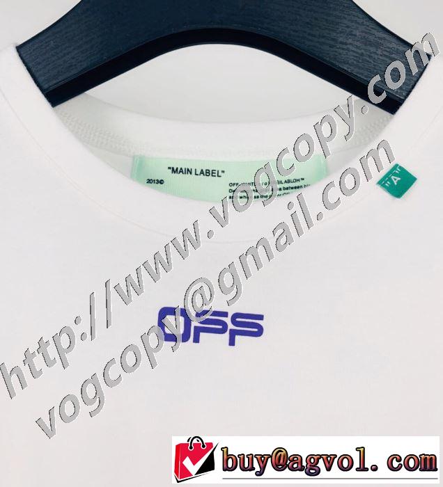 上品に着こなせ 半袖Tシャツ 日本未入荷カラー Off-White 世界共通のアイテム オフホワイト