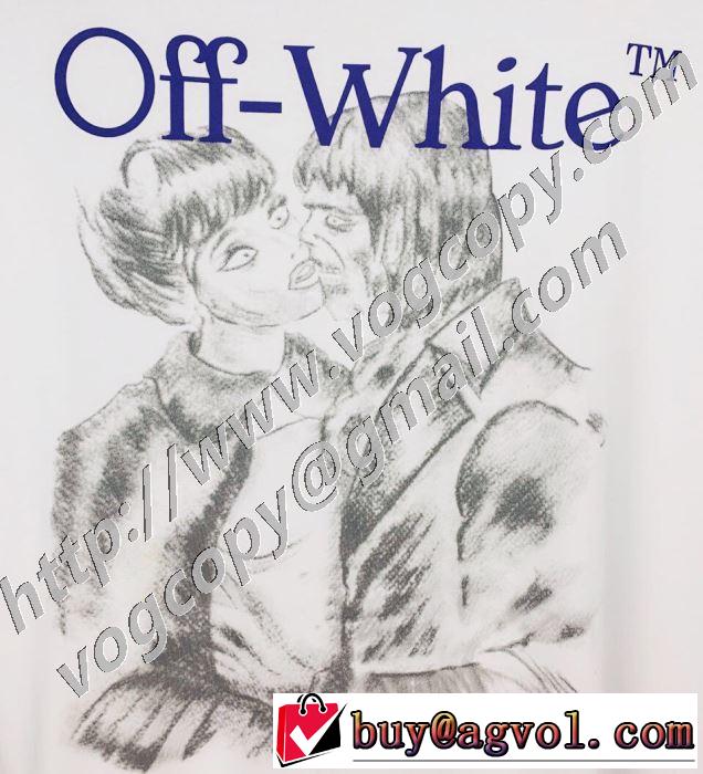 上品に着こなせ 半袖Tシャツ 日本未入荷カラー Off-White 世界共通のアイテム オフホワイト