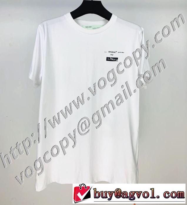 手の届くプライスが魅力的 半袖Tシャツ 2色可選 是非ともオススメしたい Off-White 20SSトレンド オフホワイト