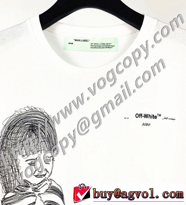 2色可選 手頃価格でカブり知らず Off-White オフホワイト 価格も嬉しいアイテム 半袖Tシャツ 素敵なアイテム