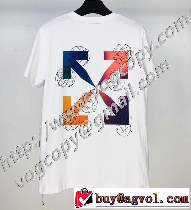新作が見逃せない 2色可選 半袖Tシャツ 限定色がお目見え Off-White オフホワイト 一目惚れ級に