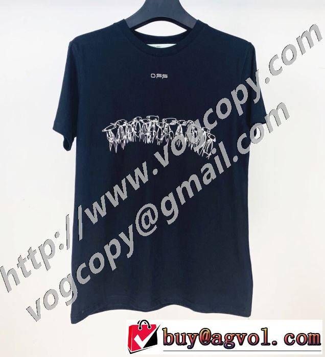 新作が見逃せない 2色可選 半袖Tシャツ 限定色がお目見え Off-White オフホワイト 一目惚れ級に