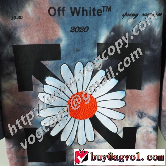 オフホワイト 限定アイテム特集 Off-White やはり人気ブランド  半袖Tシャツ お値段もお求めやすい
