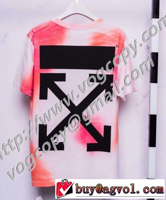差をつけたい人にもおすすめ 半袖Tシャツ 飽きもこないデザイン Off-White オフホワイト 程よい最新作