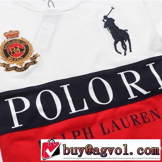 3色可選 どのアイテムも手頃な価格で 半袖Tシャツ デザインお洒落 ポロ ラルフローレン Polo Ralph Lauren