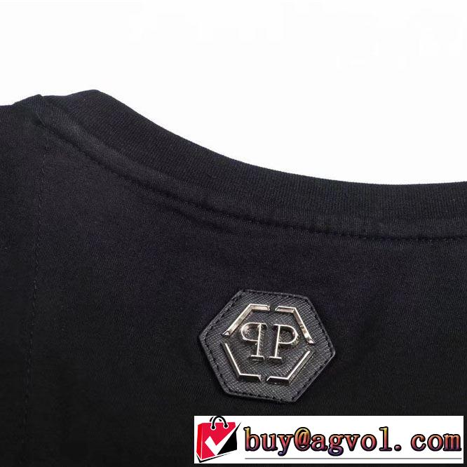 普段使いにも最適なアイテム 半袖Tシャツ ストリート感あふれ フィリッププレイン PHILIPP PLEIN