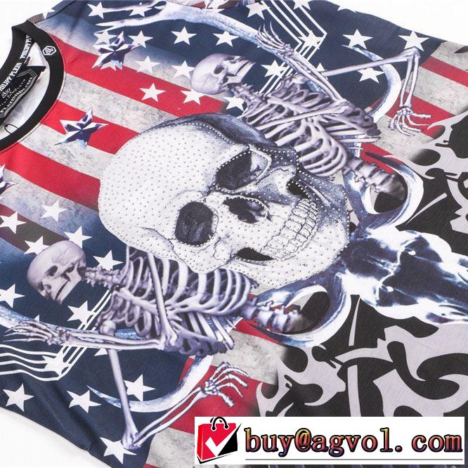 20SS☆送料込 フィリッププレイン 老舗ブランド PHILIPP PLEIN 半袖Tシャツ 破格値