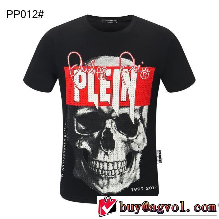 累積売上総額第１位 多色可選 半袖Tシャツ 絶対に見逃せない フィリッププレイン PHILIPP PLEIN