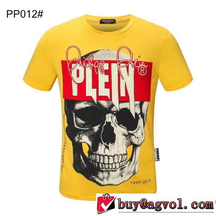 累積売上総額第１位 多色可選 半袖Tシャツ 絶対に見逃せない フィリッププレイン PHILIPP PLEIN