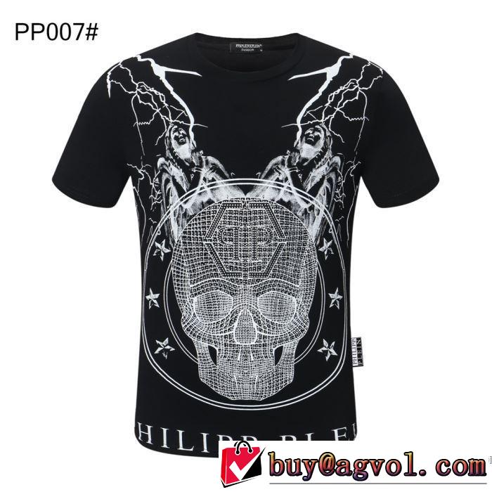半袖Tシャツ この時期の一番人気は 3色可選 フィリッププレイン PHILIPP PLEIN シンプルなファッション