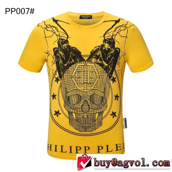 半袖Tシャツ この時期の一番人気は 3色可選 フィリッププレイン PHILIPP PLEIN シンプルなファッション