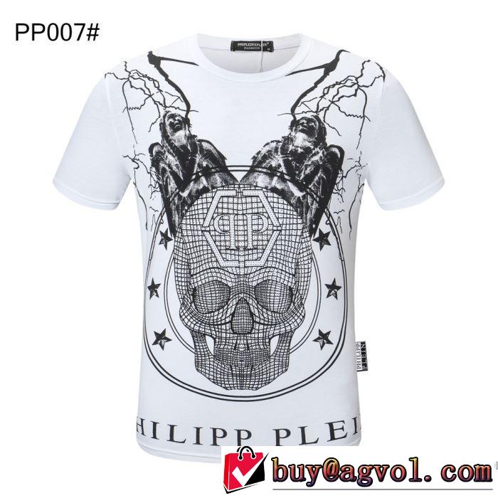半袖Tシャツ この時期の一番人気は 3色可選 フィリッププレイン PHILIPP PLEIN シンプルなファッション
