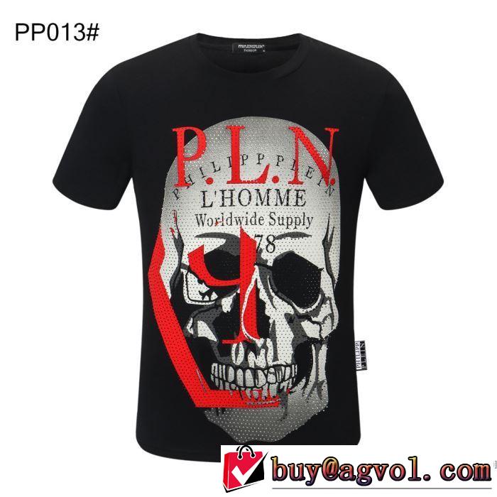 普段使いにも最適なアイテム 半袖Tシャツ 多色可選 人気の高いブランド フィリッププレイン PHILIPP PLEIN