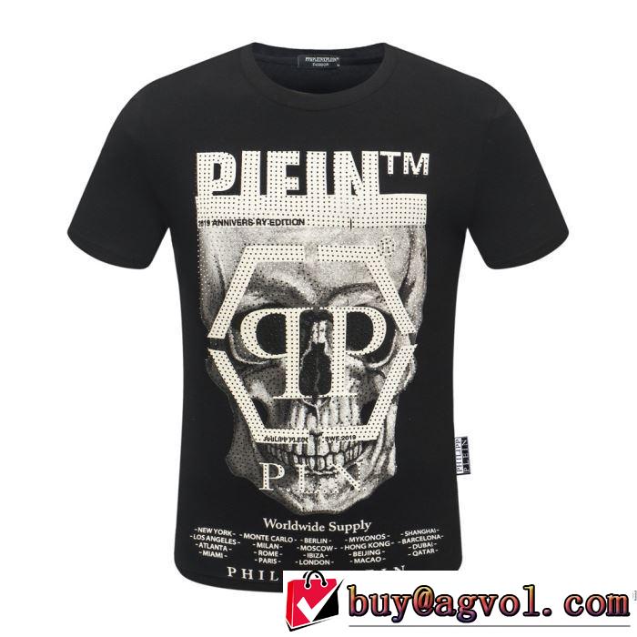 フィリッププレインどのアイテムも手頃な価格で 多色可選  PHILIPP PLEIN トレンド最先端のアイテム 半袖Tシャツ