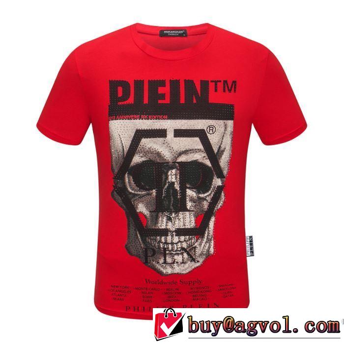 フィリッププレインどのアイテムも手頃な価格で 多色可選  PHILIPP PLEIN トレンド最先端のアイテム 半袖Tシャツ
