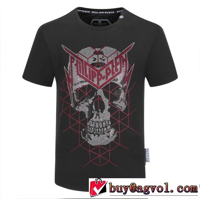 春夏コレクション新品 フィリッププレイン PHILIPP PLEIN 普段見ないデザインばかり 半袖Tシャツ